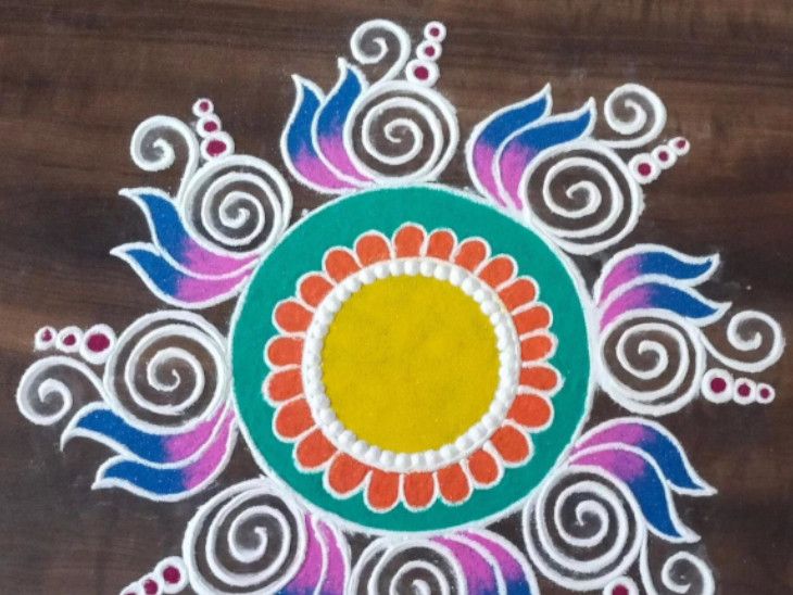 rangoli keeps positivity in the house, significance of rangoli in hindi ...