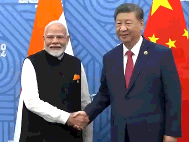 PM Narendra Modi Russia Visit LIVE Photos Update; Vladimir Putin Xi Jinping  - BRICS Summit | China | 5 साल बाद मोदी-जिनपिंग की द्विपक्षीय बातचीत: दोनों  नेताओं ने 50 मिनट चर्चा की;