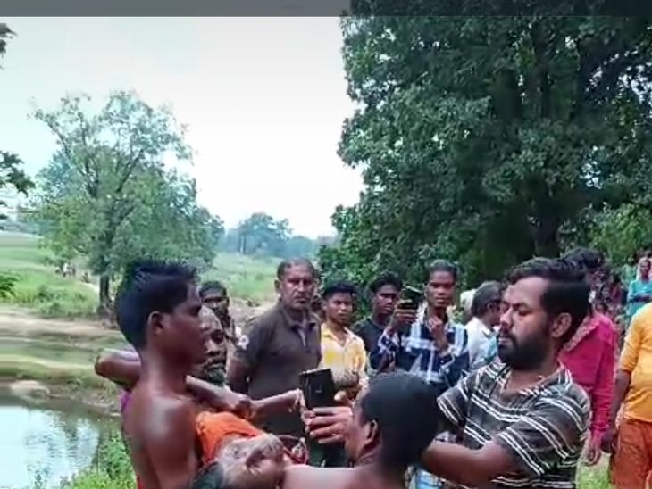 A woman who went to take a bath died by drowning in a pond | नहाने गई ...