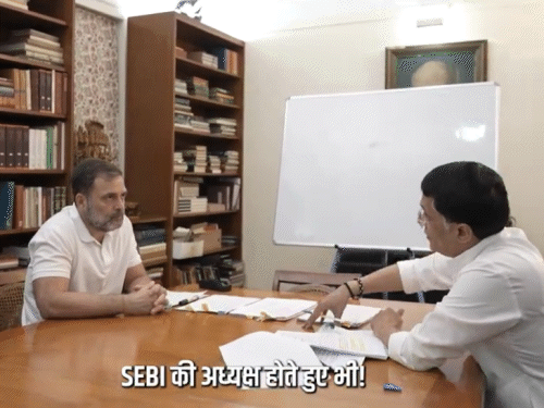 Rahul Gandhi Video Adani Bachao Syndicate sebi chief madhabi buch controversy | राहुल गांधी बोले- देश में ‘अडानी बचाओ सिंडिकेट’: कॉरपोरेट जगत में चर्चा- SEBI चीफ बुच सरकार और प्रधानमंत्री को ब्लैकमेल कर रहीं