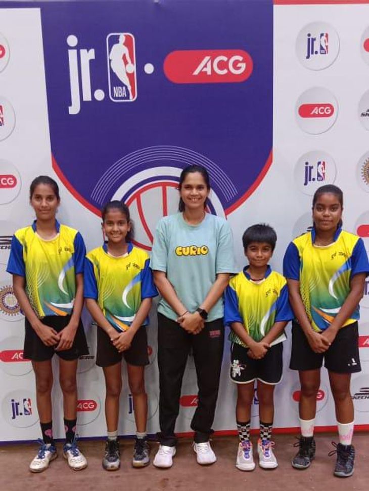 DPS sub junior girls team in quarter finals of basketball competition ...