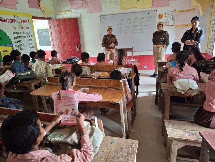 School students were made aware during traffic month