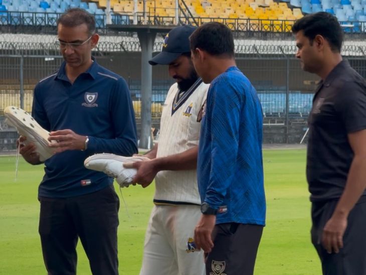 इंदौर में शमी की वापसी, गेंदबाजी में संघर्ष करते दिखे: होल्कर स्टेडियम में 10 ओवर गेंदबाजी की, कोच बोले: यह बहुत अच्छी वापसी है