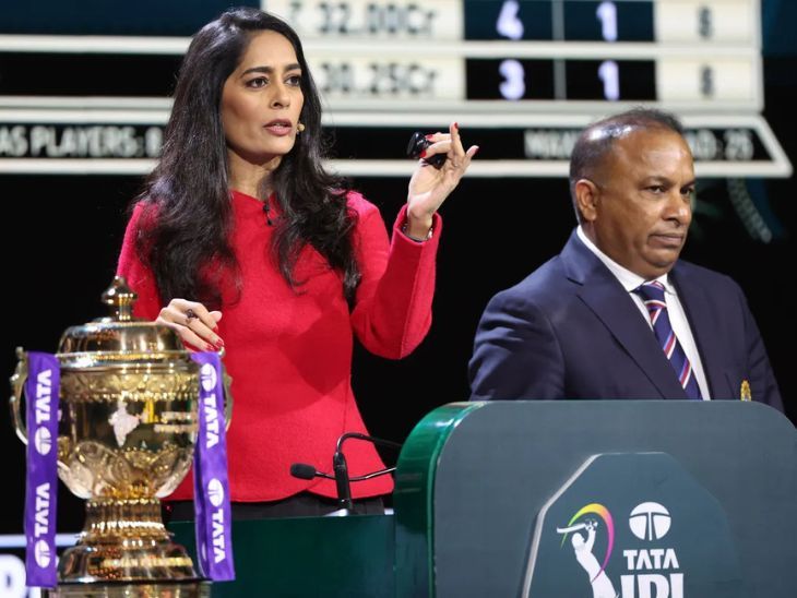 मल्लिका ने दूसरी बार आयोजित की आईपीएल नीलामी- लीग की पहली महिला नीलामीकर्ता, उन्होंने प्रो कबड्डी लीग में डेब्यू किया; 126 करोड़ की नेटवर्थ