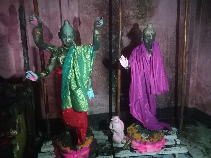 Bangladesh Iskcon Temple Attack Update | Dhaka Hindu Mandir | बांग्लादेश में फिर इस्कॉन मंदिर पर हमला: कट्टरपंथियों ने पेट्रोल डालकर आग लगाई, मूर्तियों समेत सारा सामान जला