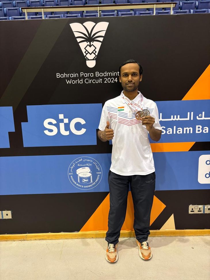 Vikram Wins Silver and Bronze at International Para Badminton Championship - News Directory 3