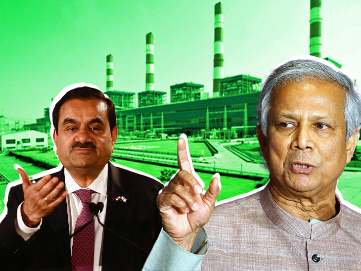 Bangladesh accuses Adani of violating agreement | बांग्लादेश का अडाणी पर बिजली समझौते के उल्लंघन का आरोप: रॉयटर्स का दावा- भारत से मिलने वाला टैक्स बेनिफिट रोका