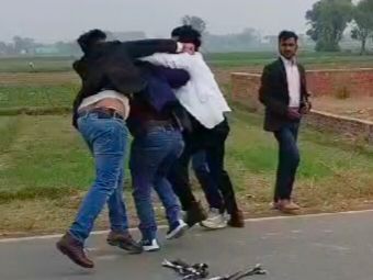 Owner of an ayurvedic medicine company beaten up, VIDEO