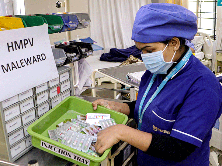 India China HMPV Virus Cases Update | UP Lucknow Gujarat | कोरोना वायरस जैसे HMPV का 11वां केस: आज 2 केस मिले; गुजरात में 8 साल का बच्चा, UP में 60 साल की महिला पॉजिटिव