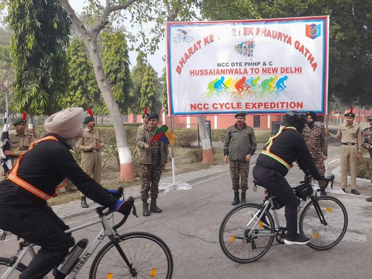 Karnal Visit Hussainiwala NCC cycle rally | फिरोजपुर से करनाल पहुंची ...