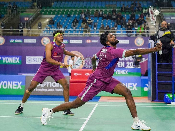 इंडिया ओपन बैडमिंटन में भारत की चुनौती खत्म: सात्विक-चिराग युगल जोड़ी सेमीफाइनल हारे; मलेशियाई जोड़ी ने सीधे मुकाबलों में हराया