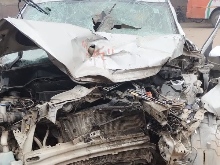 Car returning from a wedding procession collided with a truck in the ...