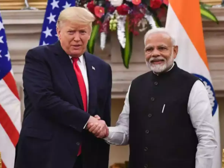 PM Modi spoke to Trump over phone | मोदी ने ट्रम्प से फोन पर बात की: अमेरिकी राष्ट्रपति के शपथ लेने के 7 दिन बाद बातचीत; दोनों देशों के रिश्तों पर चर्चा हुई