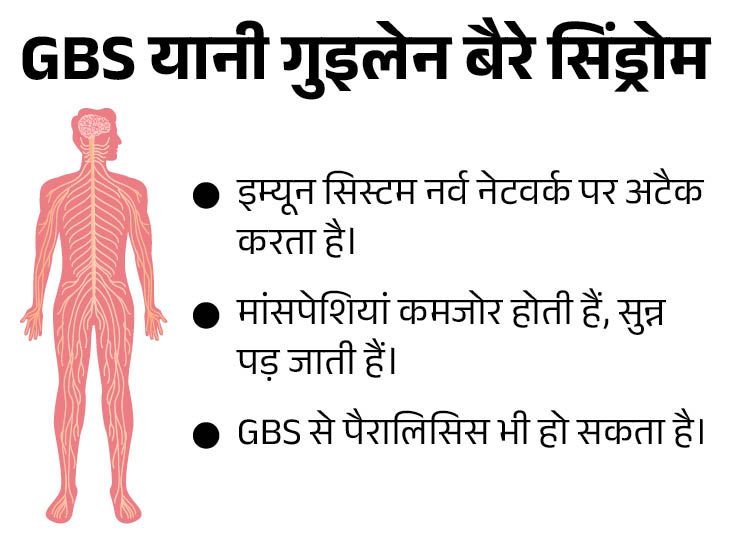 So far 5 deaths in Maharashtra due to GB syndrome | GB सिंड्रोम से महाराष्ट्र में अबतक 5 मौतें: असम में 17 साल की लड़की की जान गई; पश्चिम बंगाल में GBS से 3 मौत का दावा