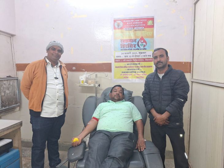 Panwar donated blood for the 52nd time for a serious patient