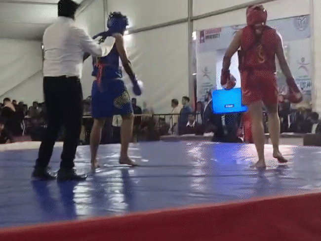 जयपुर के वुशु चैंपियन को रिंग में दिल-एटीएसी मिला; वीडियो: चंडीगढ़ में चल रही प्रतियोगिता में स्वास्थ्य बिगड़ गया, अचानक मैट पर गिर गया – जयपुर न्यूज