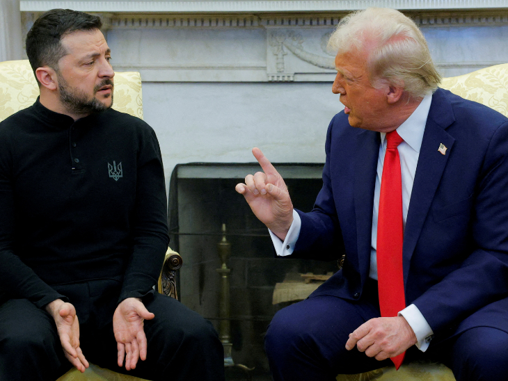 Ukraine US Military Aid | Donald Trump Volodymyr Zelensky Controversy | अमेरिका ने यूक्रेन की सभी सैन्य मदद रोकीं: ट्रम्प-जेलेंस्की की बहस के 3 दिन बाद ऐलान; US प्रेसिडेंट बोले- जेलेंस्की शांति नहीं चाहते