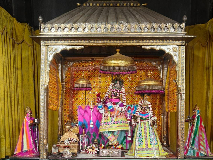 Holi festival celebrated in Govind Devji temple