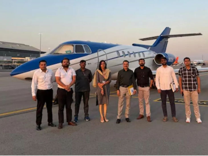 Hyderabad Airport Falcon Group Private Jet; ED | CMD Amar Deep Kumar | ED ने हैदराबाद एयरपोर्ट से बिजनेस जेट जब्त किया: प्रमोटरों पर 850 करोड़ रुपए ठगी का आरोप, 22 जनवरी को इसी प्लेन से विदेश भागे