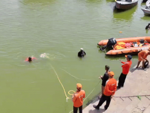 A young man drowned while taking bath in the Ganges