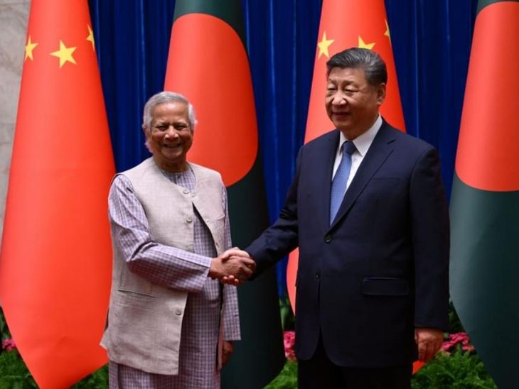 Bangladesh PM Yunus Khan China Visit; Xi Jinping | Loan Interest Rate | चीनी राष्ट्रपति ने बांग्लादेश के अंतरिम PM से मुलाकात की: जिनपिंग बोले- हम अच्छे पड़ोसी, दोस्त और पार्टनर बने रहेंगे; 9 समझौतों पर हस्ताक्षर