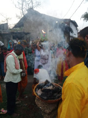 Procession taken out on Jawara immersion, huge crowd gathered | जवारा