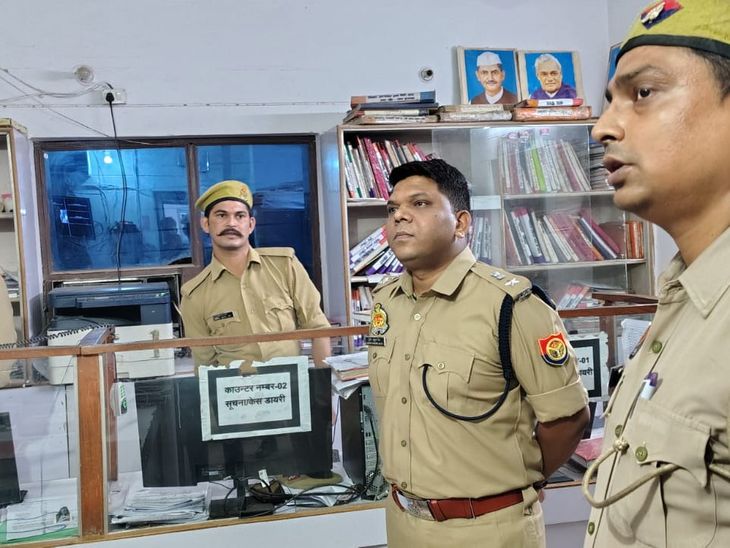 SP Sultanpur did a surprise inspection of Chanda police station