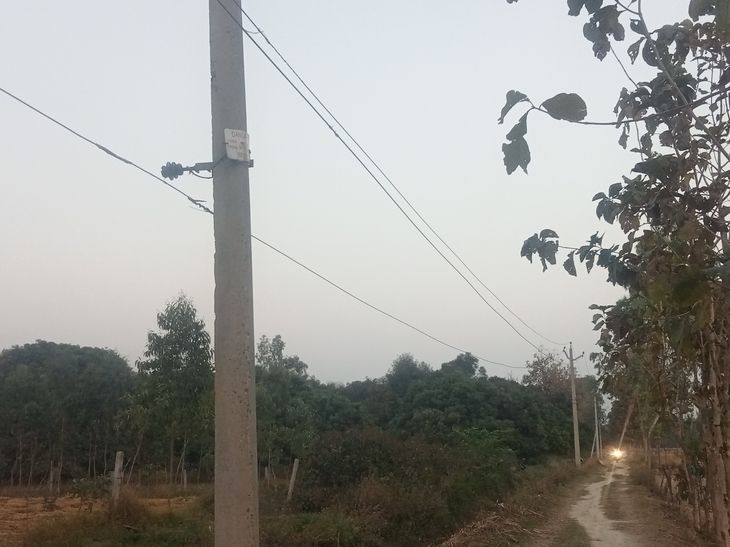 Broken electric pole in Sadhanpur poses danger | सधनपुर में टूटा बिजली ...
