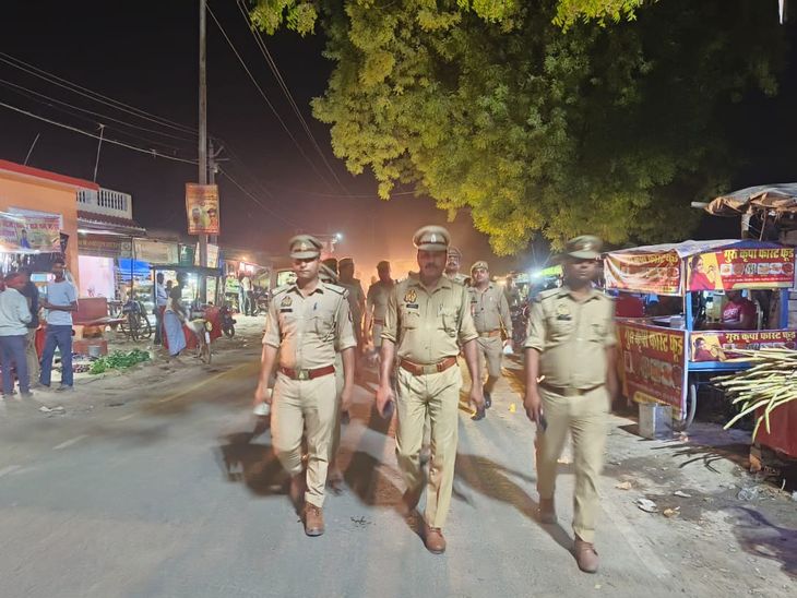 Baba Bazar Police Station's foot patrol