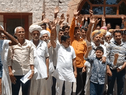 Demand to keep Dhansa, Serna-Modran as it is in Bhinmal
