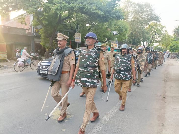 Security check under Operation Sindoor in Barabanki