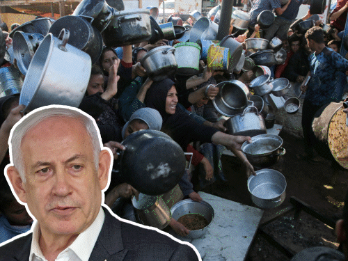 Gaza Hunger Crisis; Benjamin Netanyahu | Israel Food Supply – Hamas | गाजा में फूड सप्लाई को तैयार हुए नेतन्याहू: 2 महीने से रुकी हुई थी; उनके ही मंत्री बोले- यह हमास को ऑक्सीजन देने जैसा