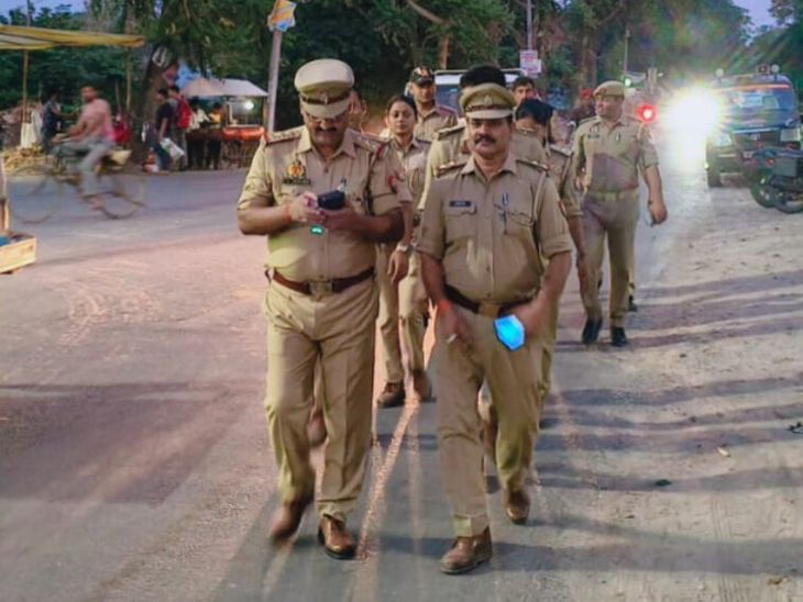 Police activity in Belsar