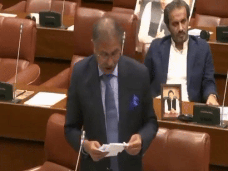 Pakistani MP Syed Ali Zafar; Indus Waters Treaty | India | इमरान के सांसद ने सिंधु जल संकट को वाटर-बम बताया: कहा- पाकिस्तान की 90% फसलें इसी पर निर्भर, संकट नहीं सुलझा तो भूखे मर जाएंगे