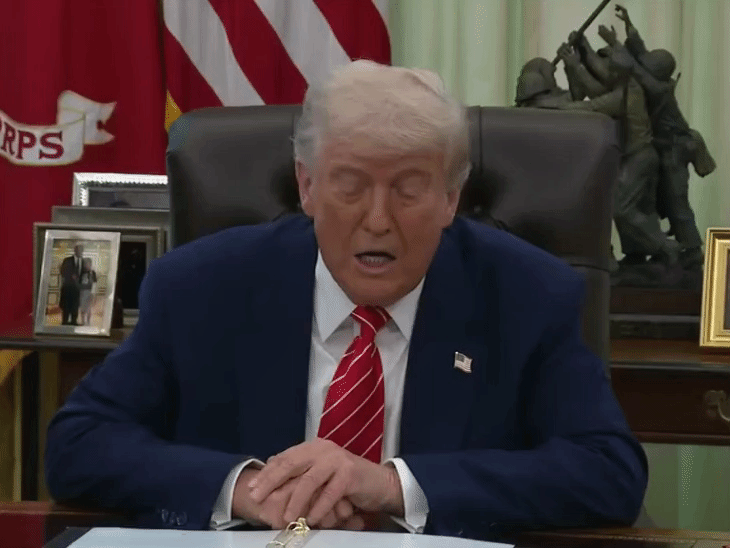 Donald Trump said- Nuclear war could have happened between India and Pakistan, we | ट्रम्प बोले-भारत-पाक में न्यूक्लियर वॉर हो सकती थी, हमने रोकी: व्यापार खत्म करने की बात कही, वहां के नेता समझदार हैं, मान गए