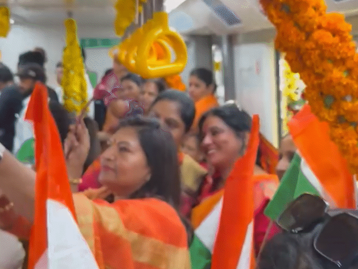 Third day of Indore Metro