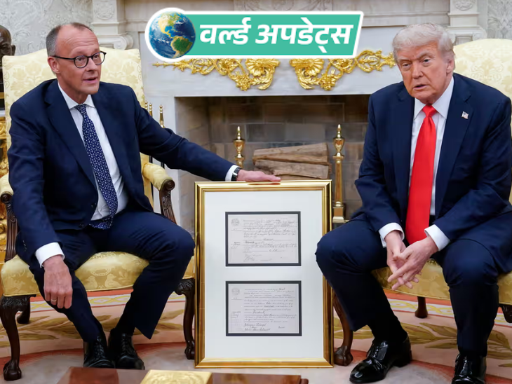 Trump said- it would be better to let Ukraine and Russia fight a little, German Chancellor demanded to increase pressure on Russia. | वर्ल्ड अपडेट्स: ट्रम्प ने कहा- यूक्रेन और रूस को थोड़ा लड़ने देना बेहर होगा, जर्मन चांसलर ने रूस पर दबाव बढ़ाने की मांग की