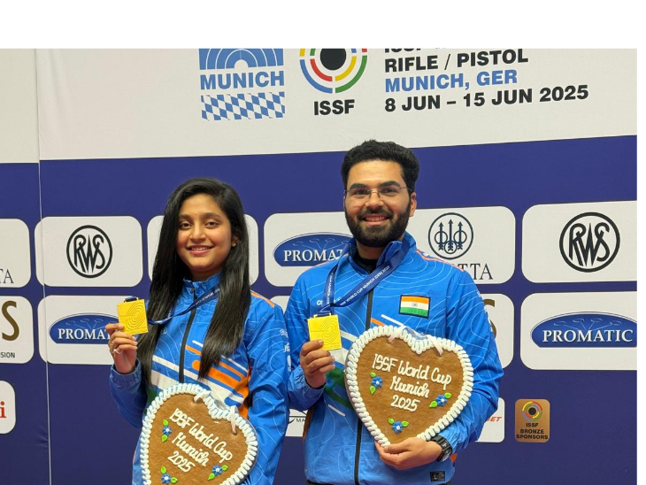 बोरसे-बाबूता की जोड़ी ने वर्ल्ड कप में जीता गोल्ड: शानदार प्रदर्शन! India Wins Issf Gold Berlin news image