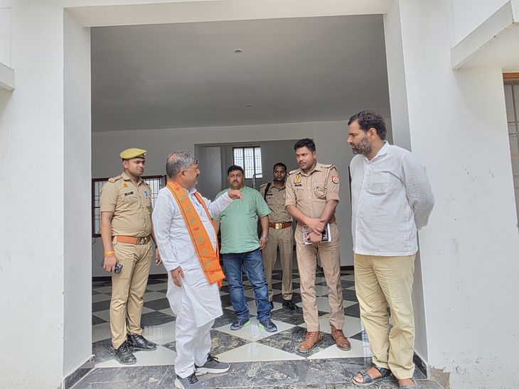 Construction of Baba Bazar police station continues at a cost of crores