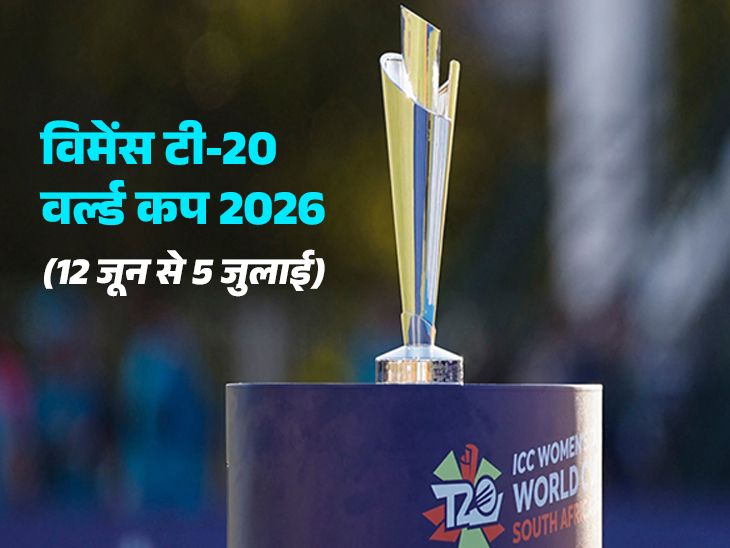 HeadlinesNow पर पढ़ें क्रिकेट - विमेंस टी20 वर्ल्ड कप 2026: शेड्यूल जारी, भारत का पहला मैच पाकिस्तान से! Icc Announces Women T Twenty Six