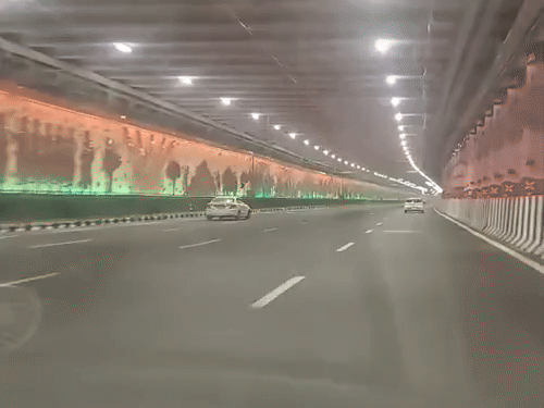 गुरुग्राम दिल्ली टनल पर 24 घंटे ट्रायल रन:सुबह और शाम के जाम से राहत, एयरपोर्ट तक 30 मिनट कम समय लगेगा- INA NEWS