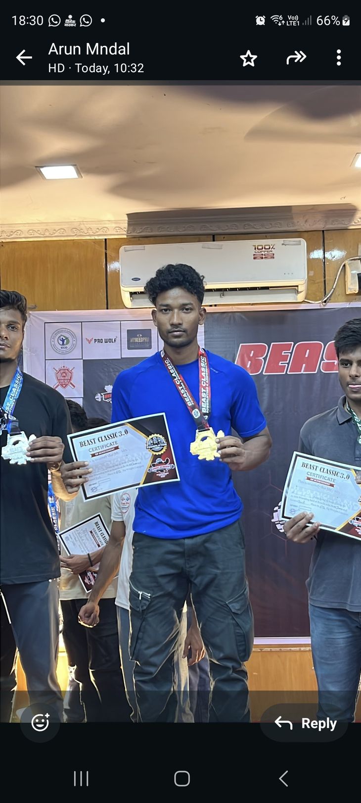 Deepak Soren won gold in 65 kg category, joy in Jadugoda | 65 किलो वर्ग ...