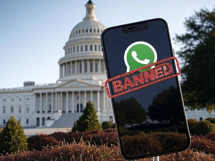 WhatsApp banned on government devices in America | अमेरिका में सरकारी डिवाइस पर वॉट्सएप बैन: डेटा सिक्योरिटी में कमी के कारण एप डिलीट करने को कहा, साइबर अटैक का भी डर