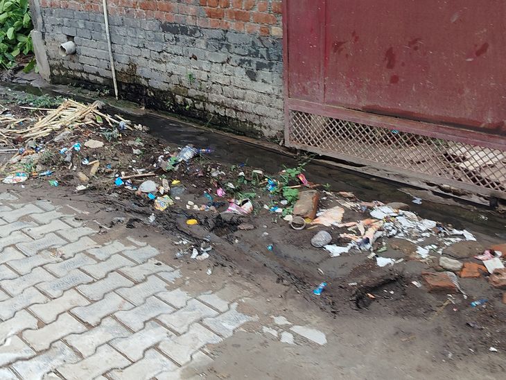 Sanitation system in bad shape in Majra Govind Nagar | मजरा गोविंद नगर ...