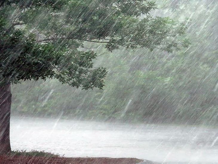 One and half hour rain in Gopramau