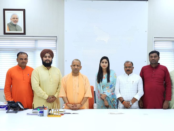 Rae Bareli MLA met CM Yogi