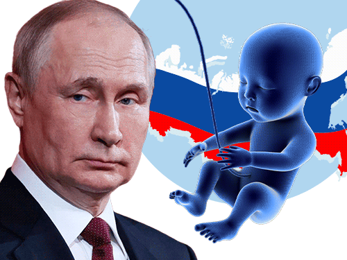 Russia is giving ₹ 1 lakh to girls for giving birth to children | रूस लड़कियों को बच्चे पैदा करने के ₹1लाख दे रहा: जंग में बड़ी सेना बनाना मकसद, घटती जनसंख्या और बूढ़ी आबादी से जूझ रहा देश