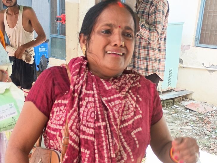 A distraught mother came to Deoria for her son's treatment