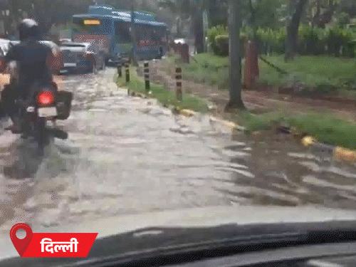 दिल्ली में तेज बारिश, 6 फ्लाइट डायवर्ट:नागपुर में बाढ़ के कारण 71 गांवों का संपर्क टूटा, 2 की मौत; त्रिपुरा में 100 परिवार बेघर- INA NEWS