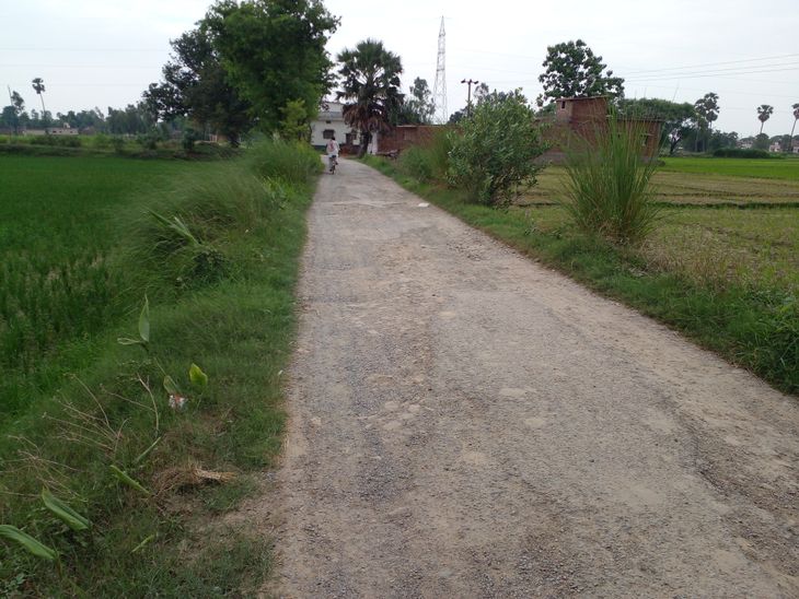 The road in the village of Amar Shaheed Brigadier Usman is dilapidated ...